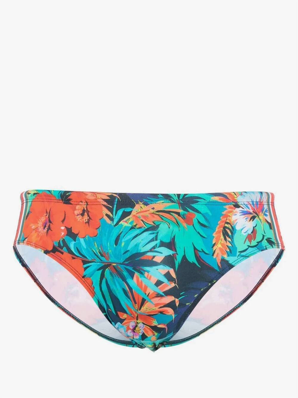 NEW ORLEBAR BROWN men's floral print swim trunk in multicolour